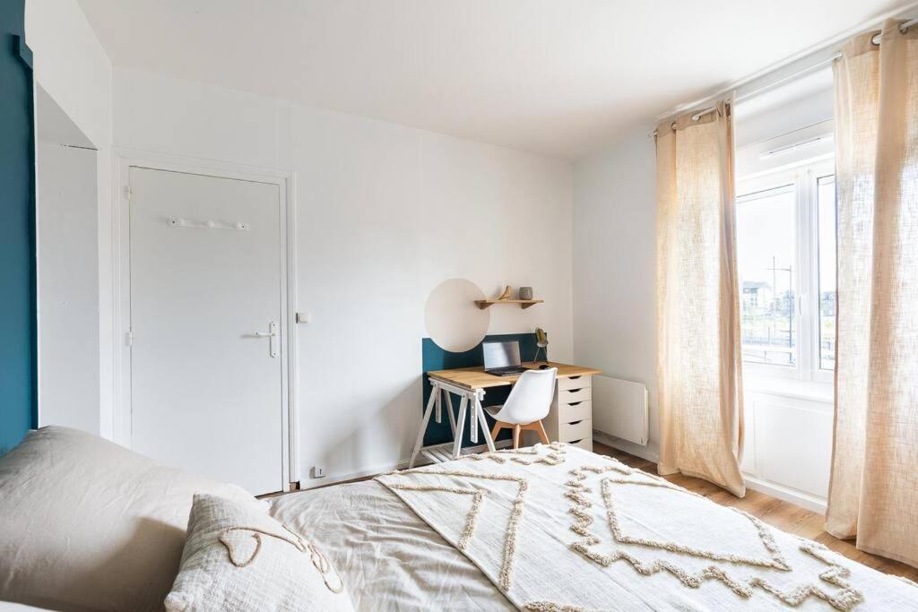 La Clef - Appartement Proche Centre Et Gare Saint-Brieuc Exteriör bild